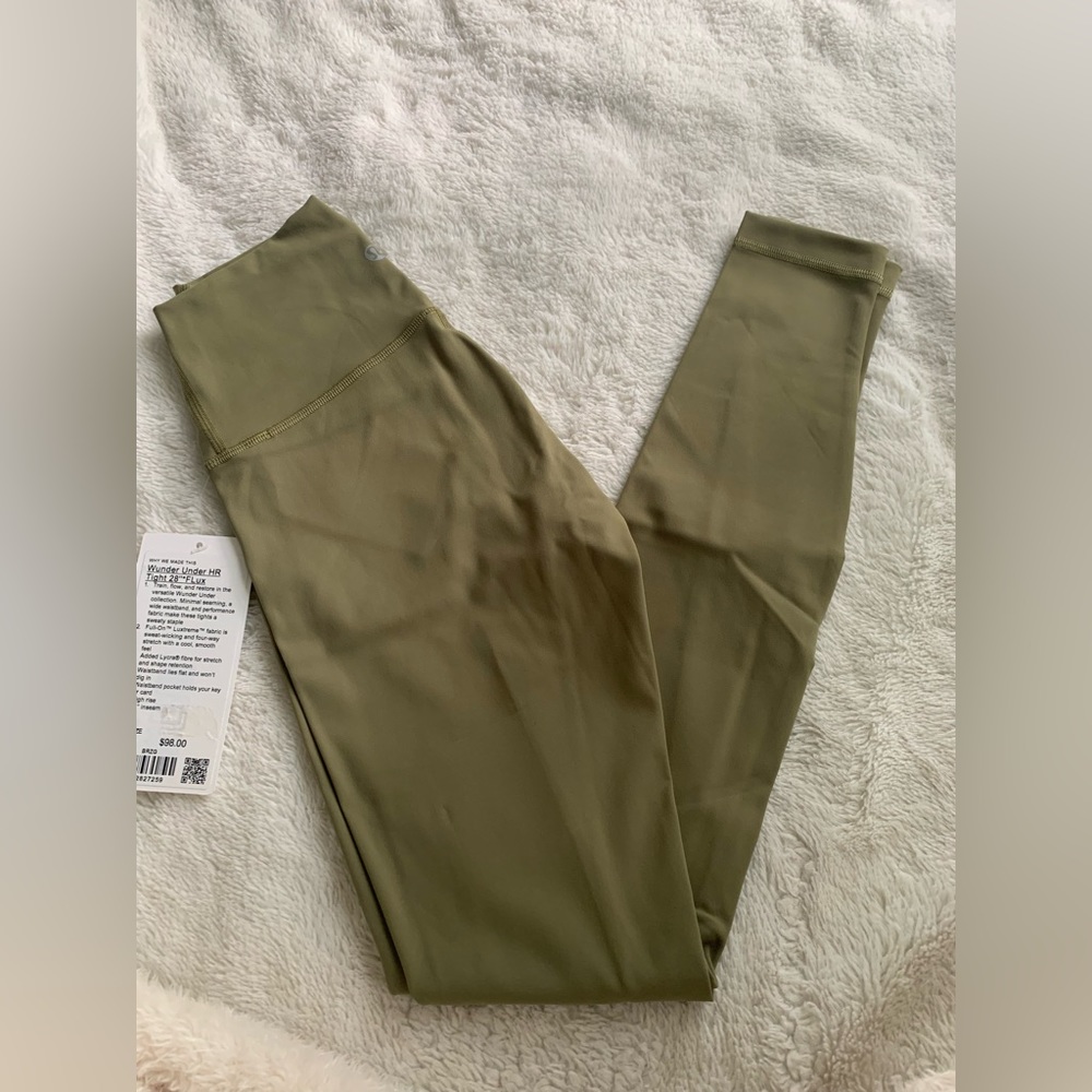 lululemon athletica Olive Green Leggings